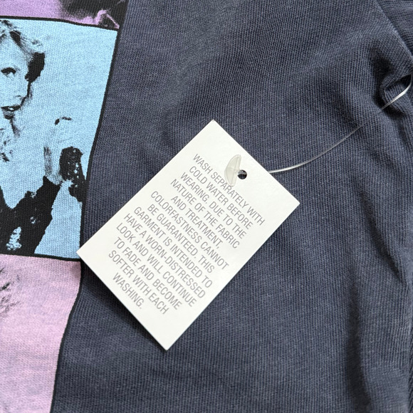 Taylor Swift THE ERAS TOUR Mineral Wash Gray T-Shirt sz Youth Medium Small Tee - Picture 3 of 4